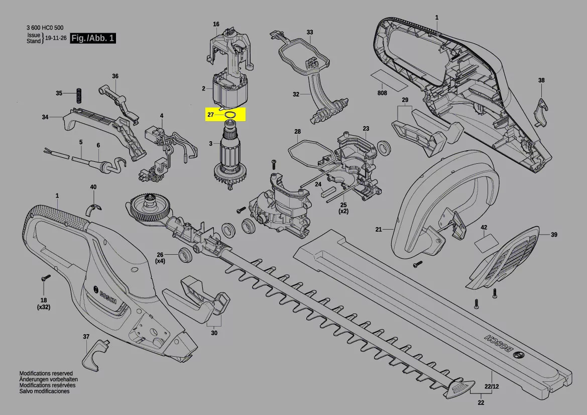joint réf. 1 600 A01 9UW BOSCH